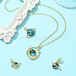 4Pcs 4 Styles Rack Plating Brass Micro Pave Cubic Zirconia Pendants&nbsp;KK-YW0002-79