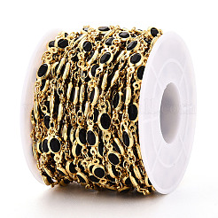 Brass Oval Link Chains&nbsp;CHC-N023-04D-G