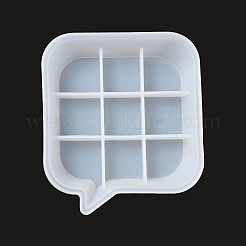 DIY Message Bubble Style Storage Dish Silicone Molds&nbsp;LS-DIY-A035-06C