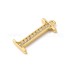 Rack Plating Brass Micro Pave Cubic Zirconia Pendant&nbsp;KK-H449-76G-03