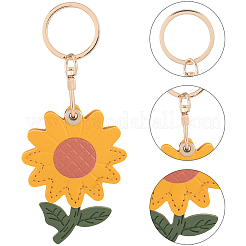 1Pc PU Leather Pendants Keychain&nbsp;KEYC-SP0001-47A