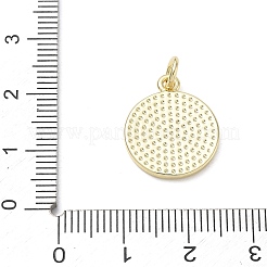 Brass & Natural White Shell Pendants&nbsp;KK-CBA56EF-16G-01