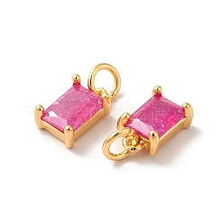 Real 18K Gold Plated Brass Micro Pave Cubic Zirconia Pendants&nbsp;X-KK-M243-08G-05