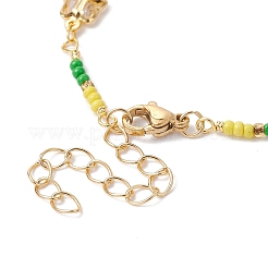 Brass Star & Butterfly Link Chain Bracelet Making&nbsp;AJEW-JB01150-43