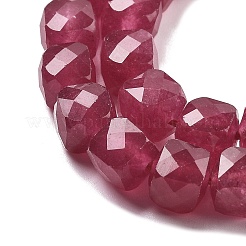 Natural Quartz Imitation Red Corundum Beads Strands&nbsp;G-C179-B09-01
