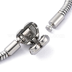 304 Stainless Steel Snake Chain Bracelets for Women&nbsp;BJEW-R010-01P-01
