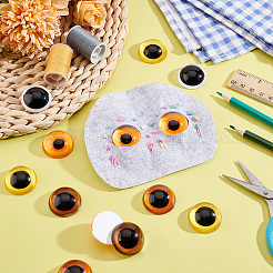20Pcs 5 Colors Glass Craft Eyes Cabochons&nbsp;DOLL-PH0001-51