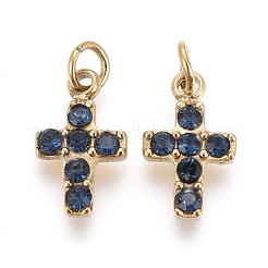 316 Surgical Stainless Steel Tiny Cross Charms&nbsp;STAS-F256-023B-G