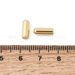 Brass Lapel Stick Pin End Caps&nbsp;KK-K424-01G