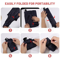 12Pcs 12 Colors Folding Oxford Cloth Supermarket Shopping Tote Bags&nbsp;ABAG-GL0001-05