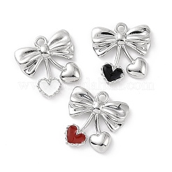 Rack Plating Alloy Enamel Pendants&nbsp;PALLOY-D007-05