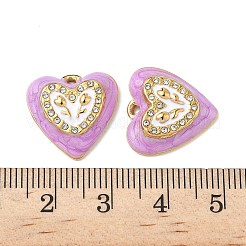 304 Stainless Steel Rhinestone Pendants&nbsp;STAS-U057-06G-02