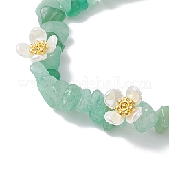 Natural Green Aventurine Beaded Stretch Bracelets for Women&nbsp;BJEW-JB12315-01