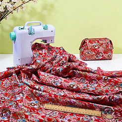 Japanese-style Cotton Fabric&nbsp;DIY-WH0780-30C