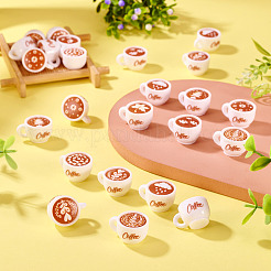 24Pcs 8 Colors Resin Dollhouse Miniature Coffee&nbsp;DIY-TA0012-89