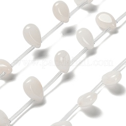Natural White Jade Beads Strands&nbsp;G-P562-A01-01