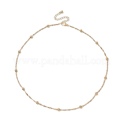 304 Stainless Steel Ball Singapore Chain Necklaces&nbsp;NJEW-JN05168