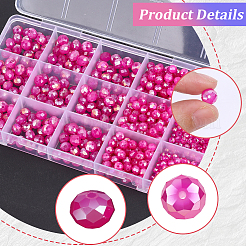 800Pcs 3 Styles Baking Paint Glass Beads&nbsp;DGLA-PA0001-04