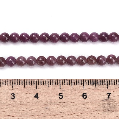 Natural Ruby Beads Strands&nbsp;G-L631-A01-4mm-A-1