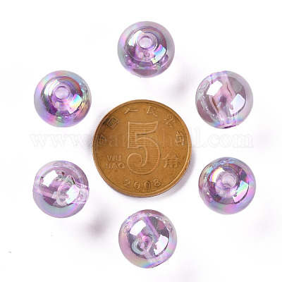 Transparent Acrylic Beads&nbsp;MACR-S370-B12mm-746-1