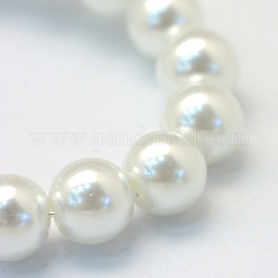 Baking Paint Glass Pearl Bead Strands&nbsp;X-HY-Q003-3mm-01-1