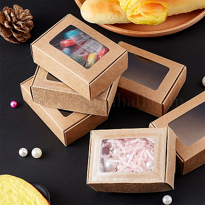 Kraft Paper Box&nbsp;CON-WH0032-F01-1