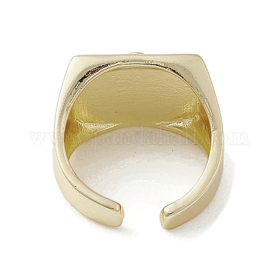 Brass Adjustable Rings&nbsp;RJEW-K257-85A-G-1