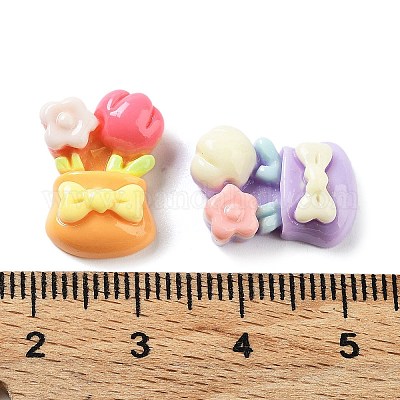 Opaque Resin Cabochons&nbsp;RESI-G085-01-1