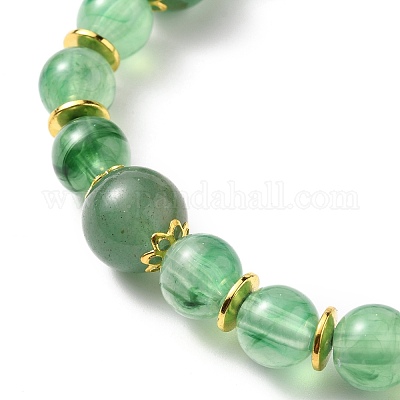 Multi-layered Stretch Beaded Bracelets Sets&nbsp;BJEW-JB05755-1