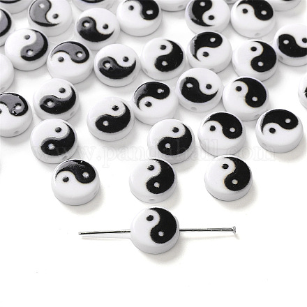 5Pcs Opaque Acrylic Beads PW-WG9B897-05-1