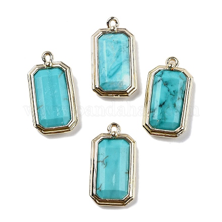 Synthetic Turquoise Pendants G-U019-04G-09-1