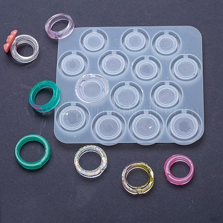 Resin Molds Plastic Ring Molds DOME RING Resin Molds, Silicone