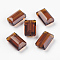 Imitation Austrian Crystal Beads, Grade AAA, Faceted, Rectangle, Sienna, 4.55x8x3mm, Hole: 0.7~0.9mm
