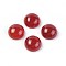 Natural Carnelian Cabochons, Dyed & Heated, Half Round, 10x4~5mm