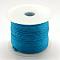 Nylon Braided Cord for Woven Jewelry Making Macrame Craft, Dodger Blue, 3.0mm, about 27.34 yards(25m)/roll