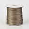 Eco-Friendly Korean Waxed Polyester Cord, Tan, 2mm, about 90yards/roll(80m/roll)