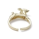 Rack Plating Brass Open Cuff Rings&nbsp;RJEW-K257-37G-3