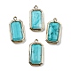 Synthetic Turquoise Pendants&nbsp;G-U019-04G-09-1