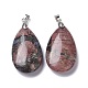 Natural Labradorite Pendants&nbsp;G-D084-01P-B07-3