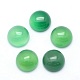 Natural Dyed & Heated Green Onyx Agate Cabochons&nbsp;G-P393-R38-12mm-1