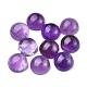 Natural Amethyst Cabochons&nbsp;G-P393-R14-10MM-A-1