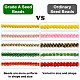 6/0 Transparent Glass Round Seed Beads&nbsp;SEED-J010-F6-L36-4