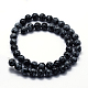 Natural Snowflake Obsidian Beads Strands&nbsp;G-I199-36-6mm-2
