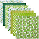 7Pcs Printed Cotton Fabric&nbsp;DIY-CY0002-16B-7