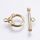 Brass Toggle Clasps&nbsp;X-KK-G333-20G-NF-1