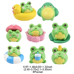 1Set Resin Frog Display Decoration&nbsp;AJEW-FS0001-24