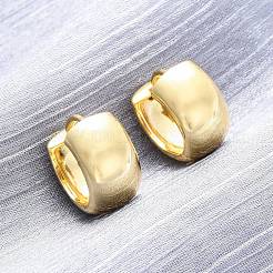 Brass Hoop Earrings&nbsp;EJEW-Q015-21C-G
