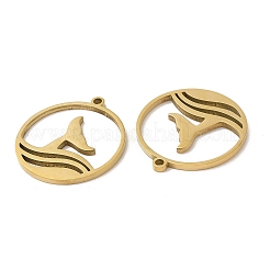 Ion Plating(IP) 304 Stainless Steel Pendants&nbsp;STAS-K020-18G