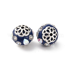 Handmade Resin Indonesia Round Beads&nbsp;IPDL-P005-07AS-02