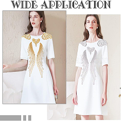 2 Sets 2 Colors Lace Embroidery Costume Accessories&nbsp;DIY-BC0009-38